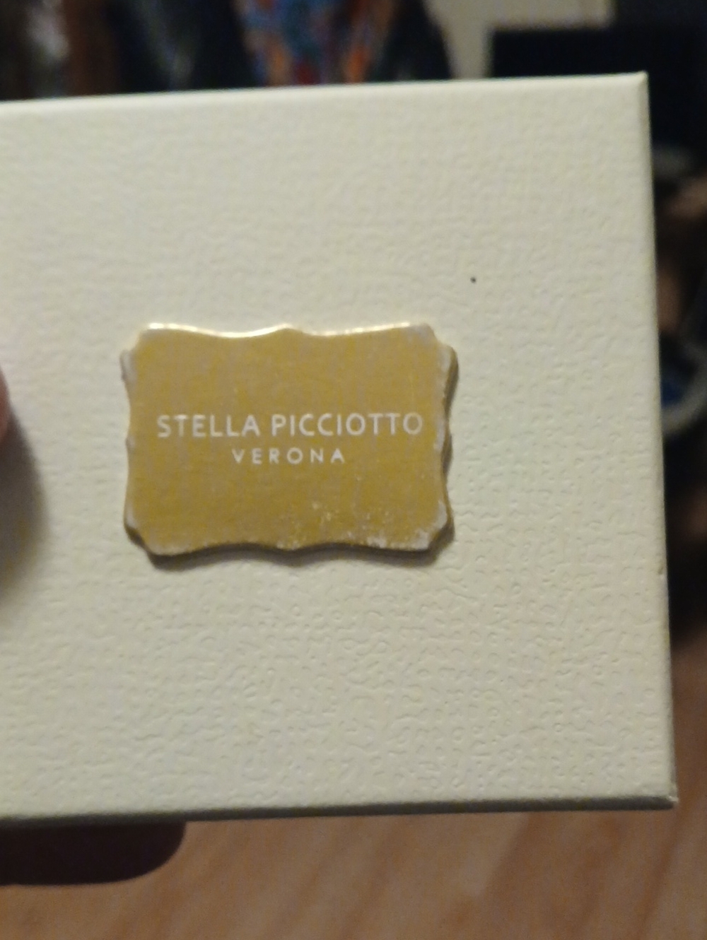 Stella Picciotto Verona Cream Jewelry Box for Necklaces